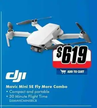 The Good Guys DJI - Mavic SE Fly More Combo offer