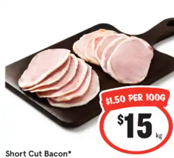 IGA Short Cut Bacon offer
