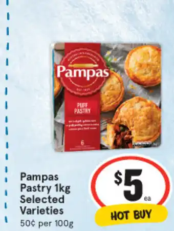 IGA Pampas Pastry 1kg offer