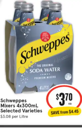 IGA Schweppes offer