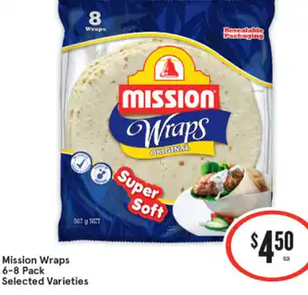 IGA Mission Wraps offer