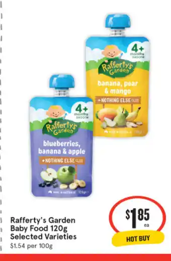 IGA Rafferty's Garden Baby Food 120g offer