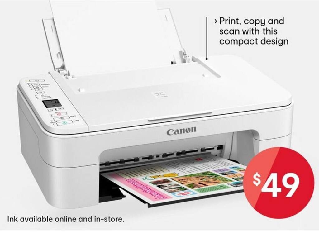 Canon Printer offer at Kmart