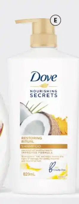 BIG W Restoring ritual shampoo offer