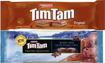 Coles Arnotts Tim Tam Chocolate Biscuits 160g-200g offer