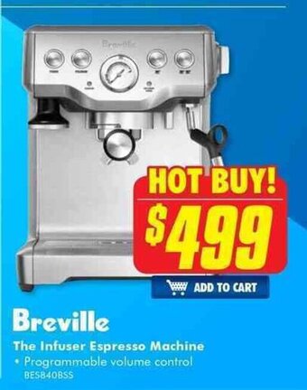 The Good Guys Breville - The Infuser Espresso Machine offer