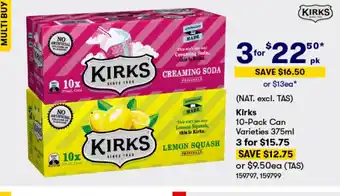 BIG W KIRKS offer