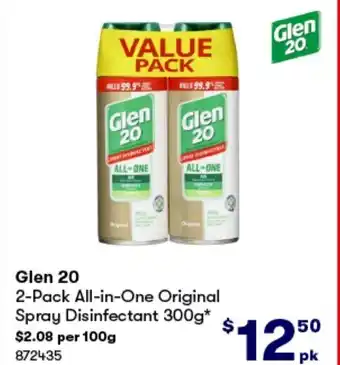 BIG W Glen 20 offer