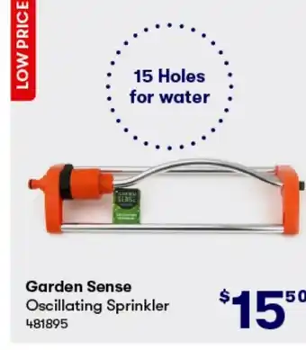 BIG W Garden Sense Oscillating Sprinkler offer