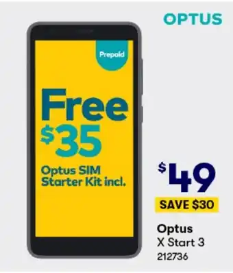 BIG W Optus X Start 3 212736 offer