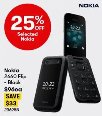 BIG W Nokia 2660 Flip - Black offer