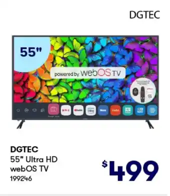BIG W DGTEC 55" Ultra HD webOS TV 199246 offer