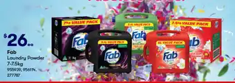 BIG W Laundry Powder 7-7.5kg offer