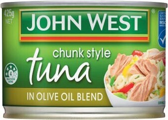 Coles John West Tuna 425g offer