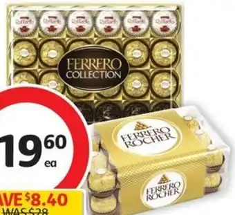 Coles Ferrero Collection offer