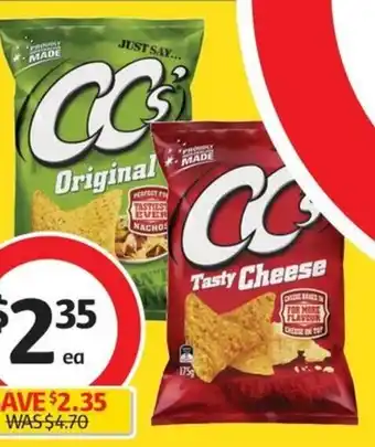 Coles CC's Corn Chips offer