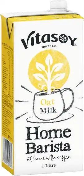 Coles Vitasoy Home Barista Oat Milk 1 Litre offer