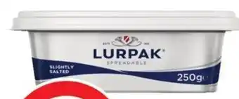 Coles Lurpak Spreadable Tub 250g offer