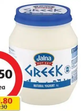 Coles Jalna Greek Yoghurt 1kg offer