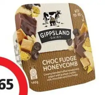 Coles Gippsland Dairy Mix-ins 140g offer