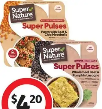 Coles Super Nature Pulses Meal 300g offer