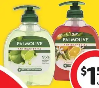 Coles Palmolive Liquid Hand Wash Pump 250mL offer