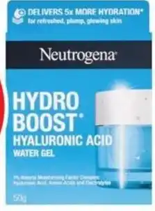 Coles Neutrogena Hydro Boost Hyaluronic Acid Water Gel 50g offer