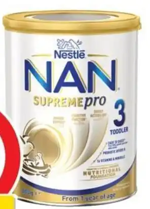 Coles Nestlé NAN Supremepro Stage 3 or 4 Milk Drink 800g offer