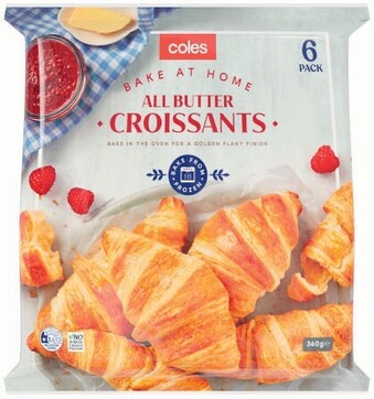 Coles Coles Bake at Home Pastries 360g-420g offer