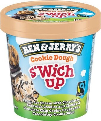 Coles Ben & Jerryu2019s Ice Cream Tub 438mL-458mL offer