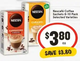 IGA Nescafé Coffee Sachets offer