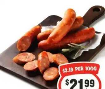 IGA Chorizo offer