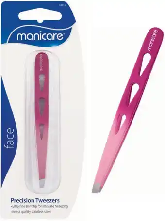 Coles Manicare Tweezer Precision Pink 1 Pack offer