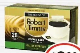 IGA Robert Timms Coffee Bags offer