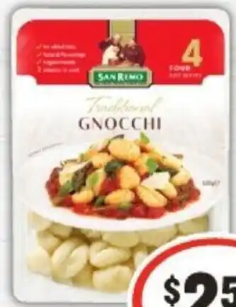 IGA | San Remo Traditional Gnocchi 500g offer
