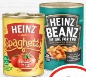 IGA Heinz Beanz or Spaghetti 300g offer
