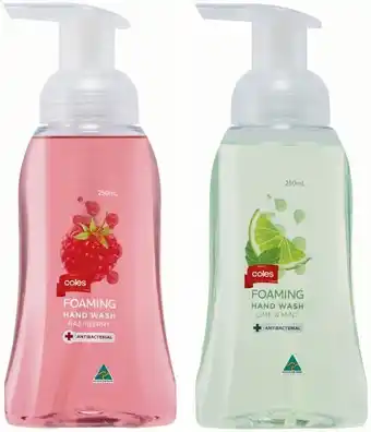 Coles Coles Foaming Hand Wash 250mL offer
