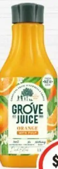 IGA Grove Juice 1.5 Litre offer