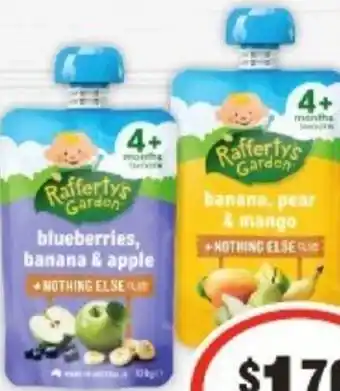 IGA Rafferty's Garden Baby Food 120g offer