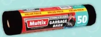 IGA Multix 56 Litre Extra Wide Garbage Bags 50 Pack offer
