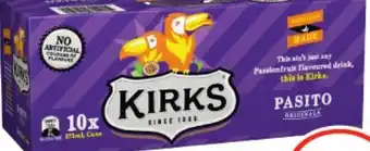 IGA Kirks 10x375mL offer