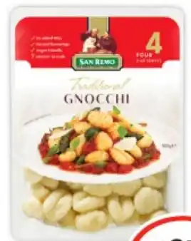 IGA San Remo Traditional Gnocchi 500g offer