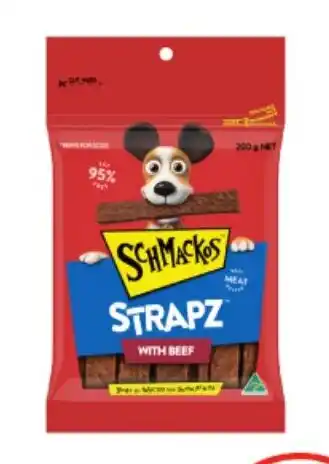 IGA Schmackos Strapz 200g offer