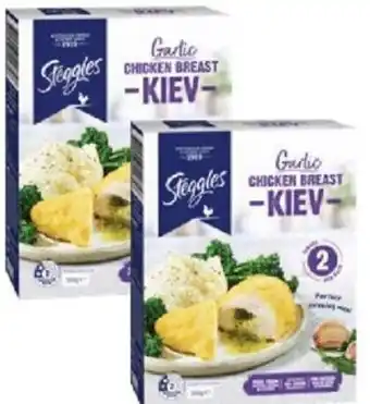 Drakes Steggles Garlic Chicken Breast Kiev 2 Pack 350g offer