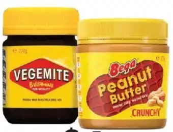 Drakes Bega Peanut Butter 375g or Vegemite 220g offer