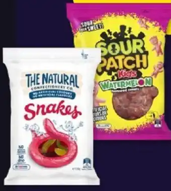 Drakes The Natural Confectionery Co 180g-230g Sour Patch Kids Bags 190g offer