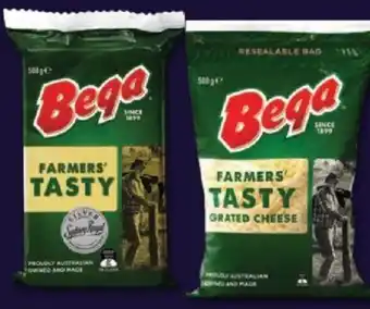 Drakes Bega Block, Grated or Sliced Cheese 500g offer