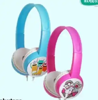 BIG W Techxtras Kids Wired Headphones with DIY Stickers 180053, 180054 offer