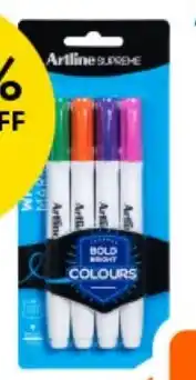 BIG W Artline Supreme White Board Marker Brights offer