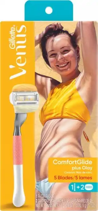 Coles Gillette Millennial Comfortglide Razor 1 Pack offer